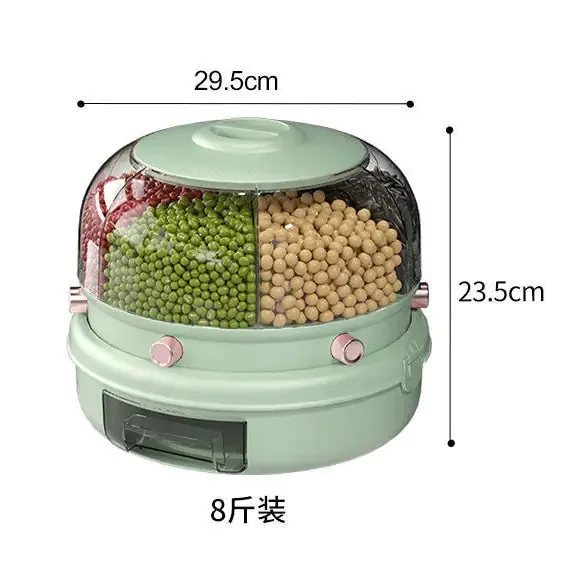 360° Rotating Grains Food Dispenser