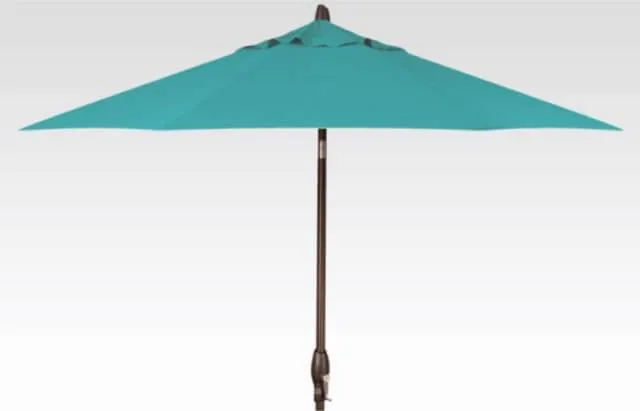 9ft Auto Tilt Umbrella - Canvas Henna