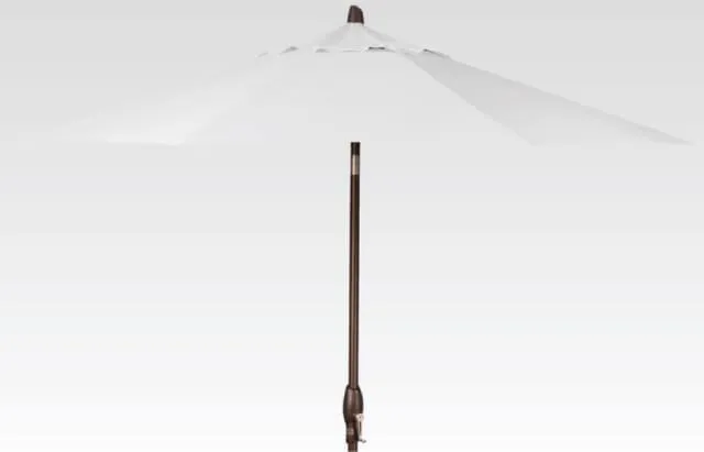 9ft Auto Tilt Umbrella - Canvas Henna