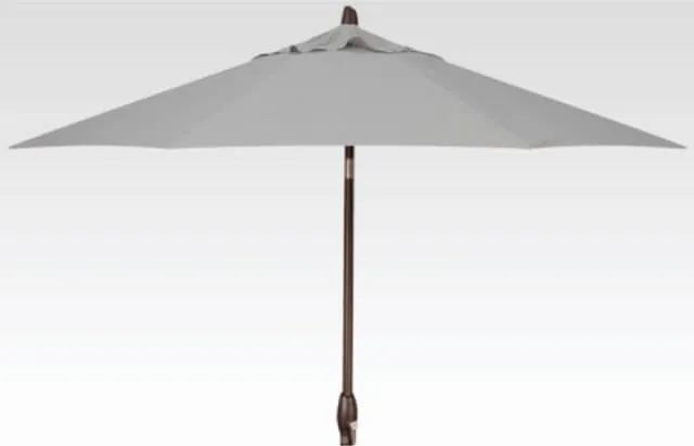 9ft Auto Tilt Umbrella - Canvas Henna