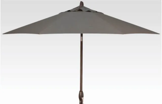 9ft Auto Tilt Umbrella - Canvas Henna