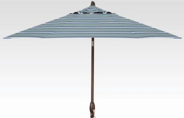 9ft Auto Tilt Umbrella - Canvas Henna