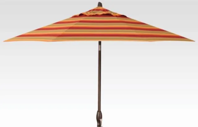 9ft Auto Tilt Umbrella - Canvas Henna