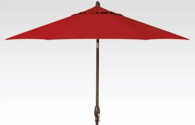 9ft Auto Tilt Umbrella - Canvas Henna