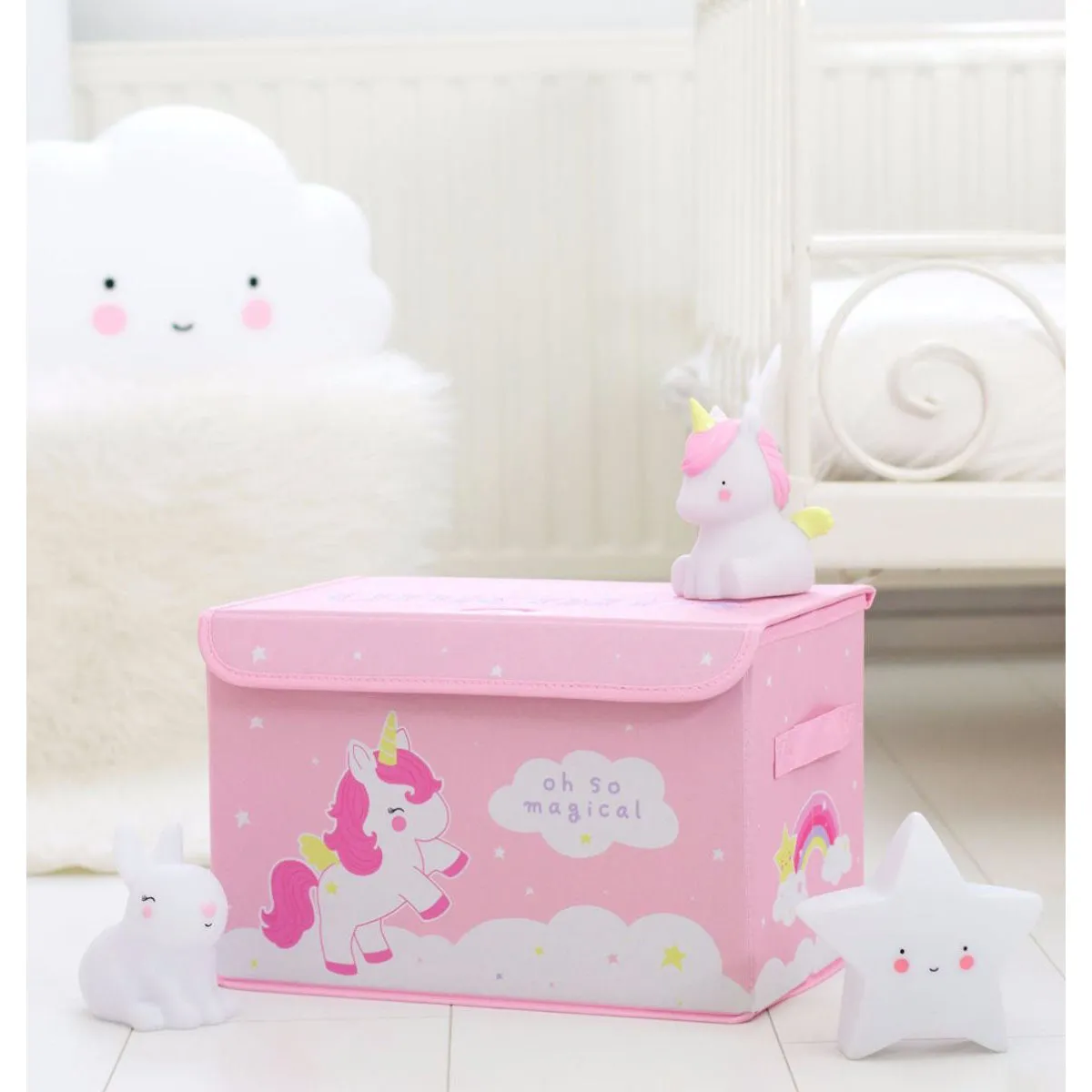 A Little Lovely Company Pop Up Storage Box Unicorn