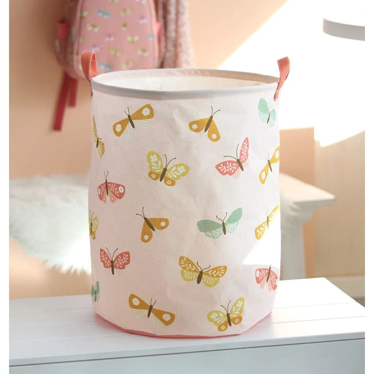 A Little Lovely Company Storage Basket: Butterflies