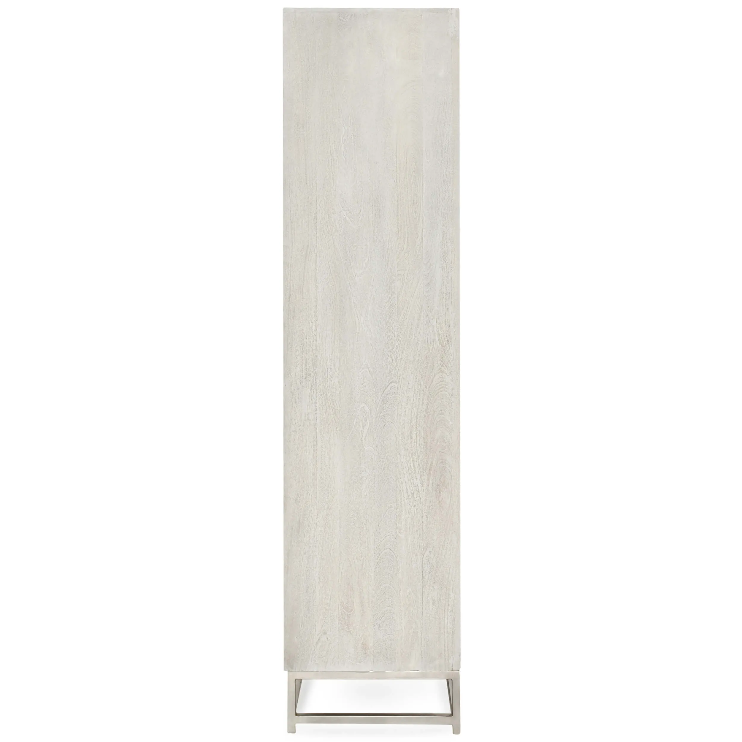 Adina Tall Cabinet, White Washed