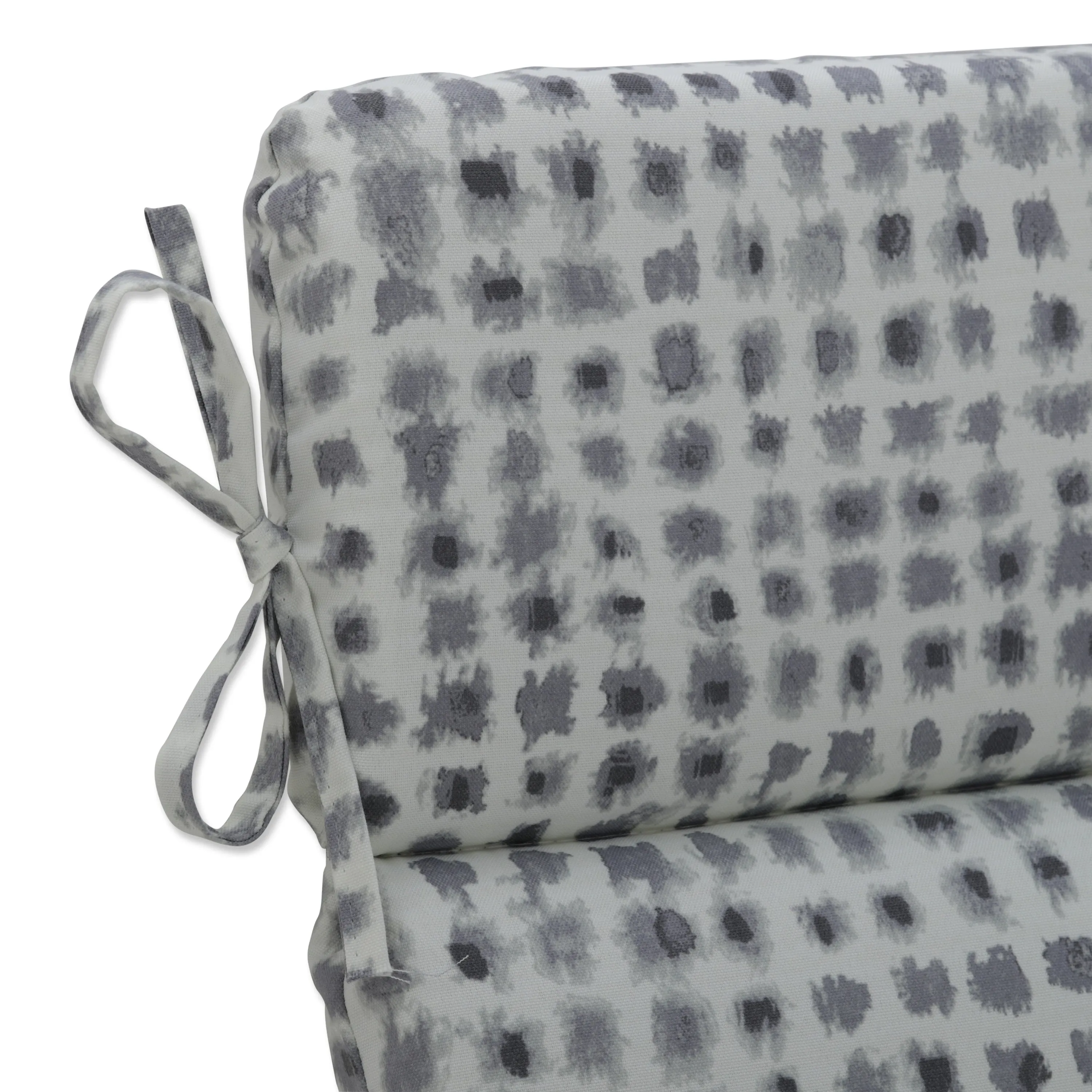 Alauda Frost Grey Rounded Corners Chair Cushion