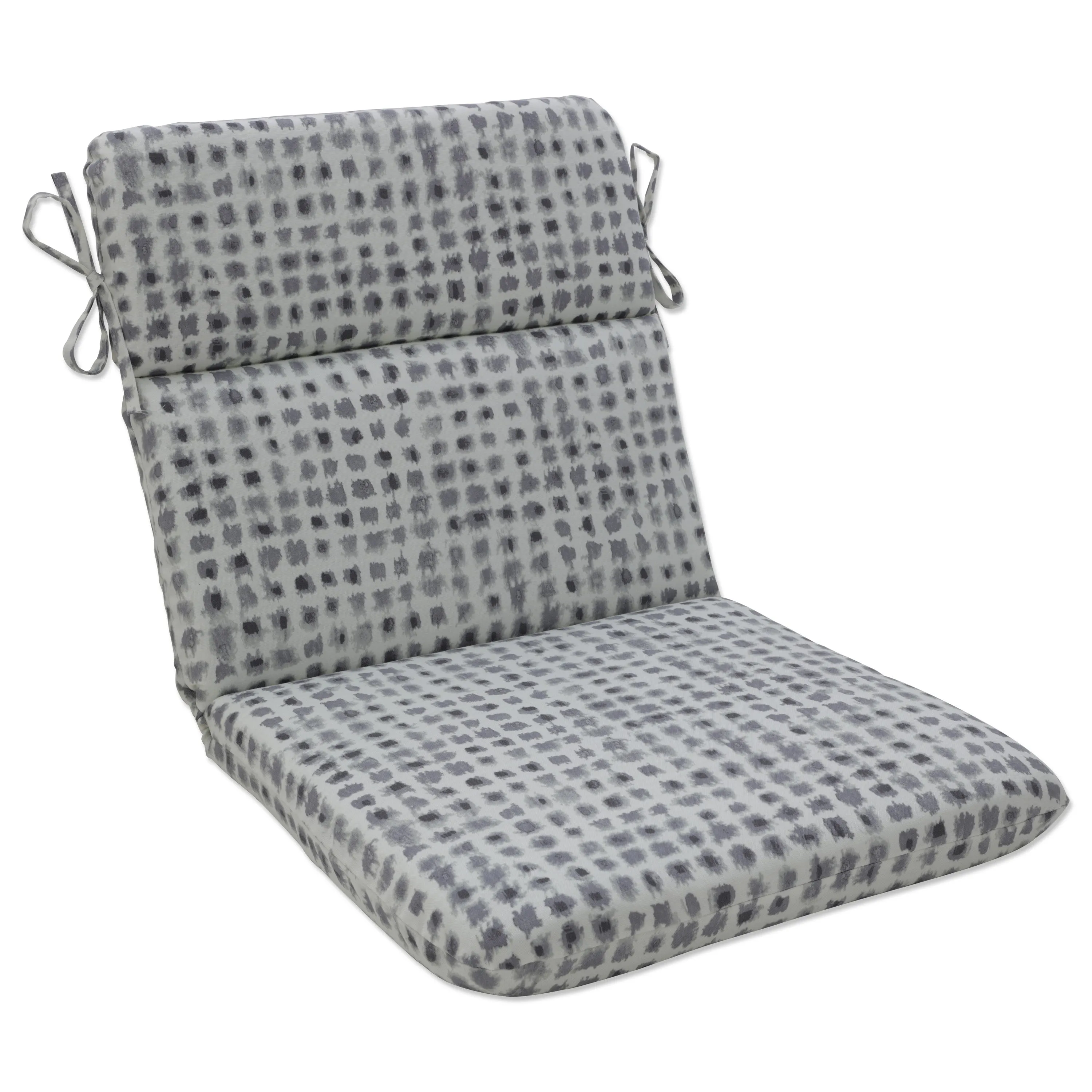 Alauda Frost Grey Rounded Corners Chair Cushion