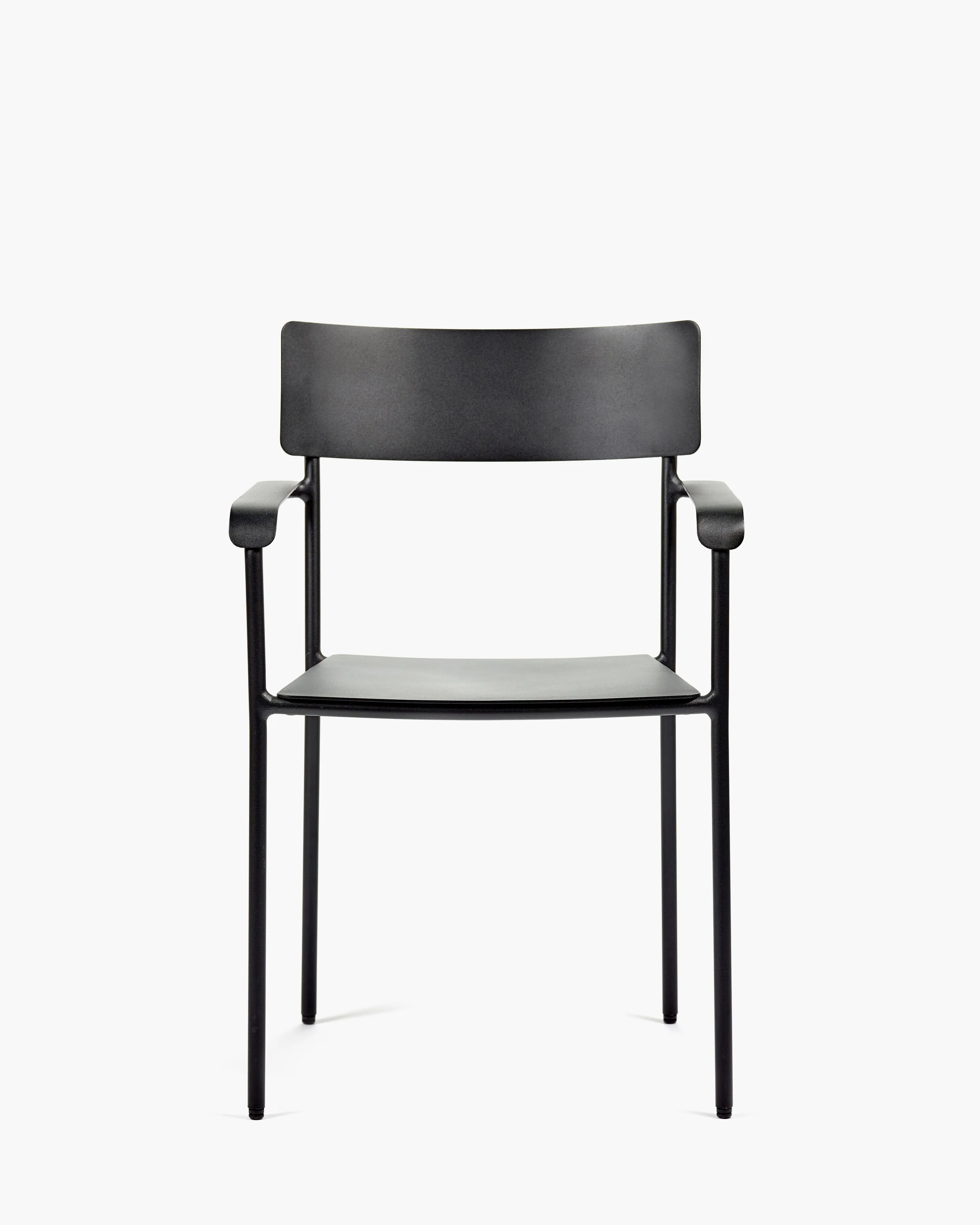 Armchair S aluminium black August