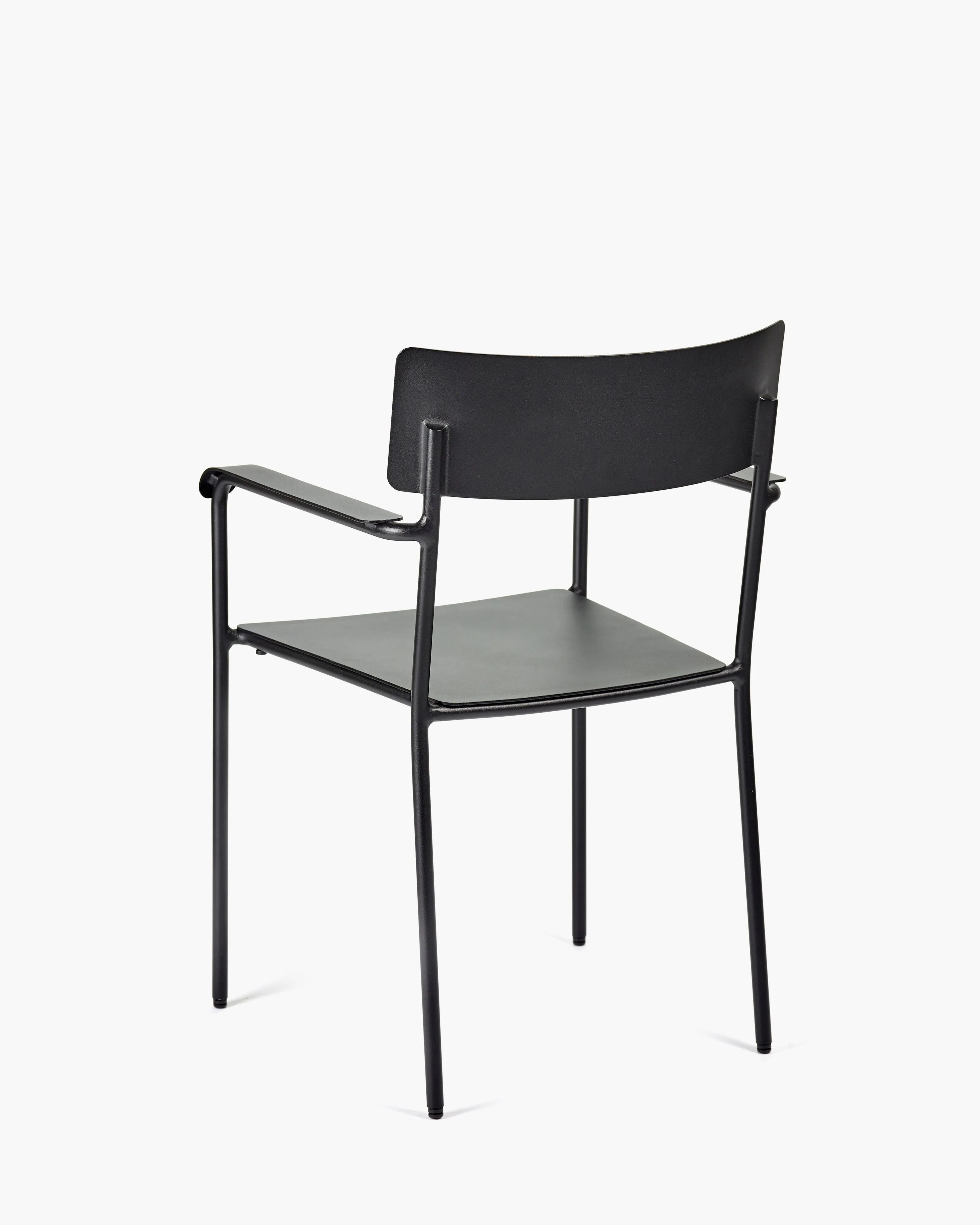 Armchair S aluminium black August