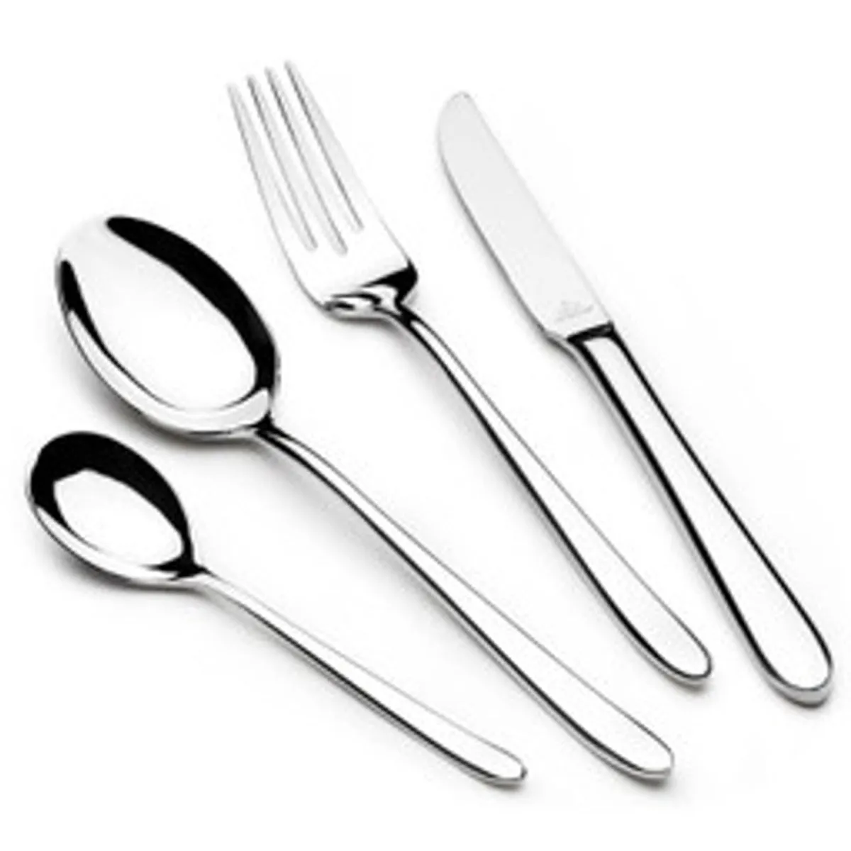 Arshia Premium Stainless Steel Cutlery Sets 50pcs Silver