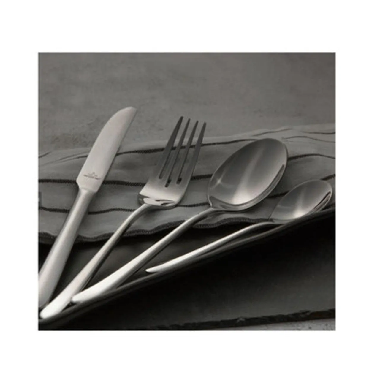 Arshia Premium Stainless Steel Cutlery Sets 50pcs Silver