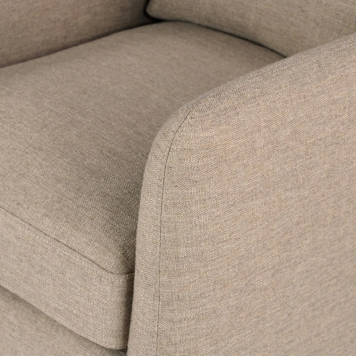 Banks Slipcover Swivel Chair