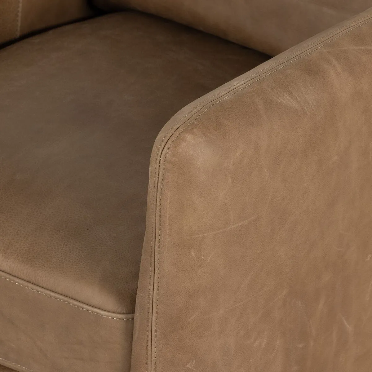 Banks Slipcover Swivel Chair