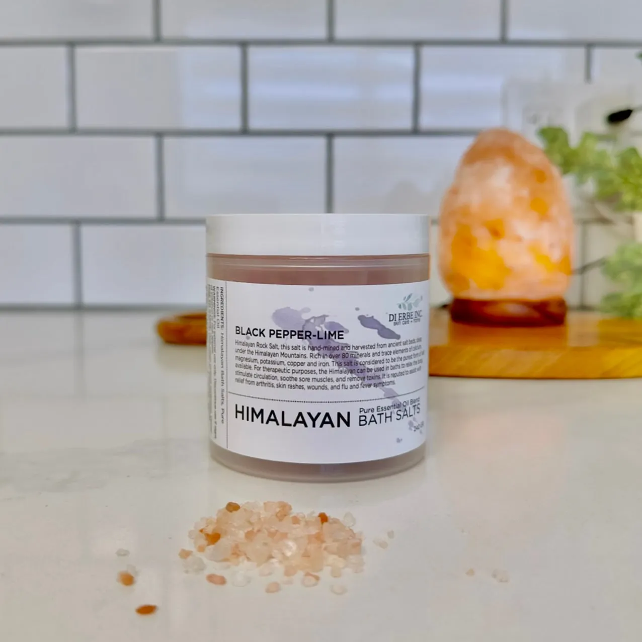 Black Pepper & Lime Himalayan Bath Salts