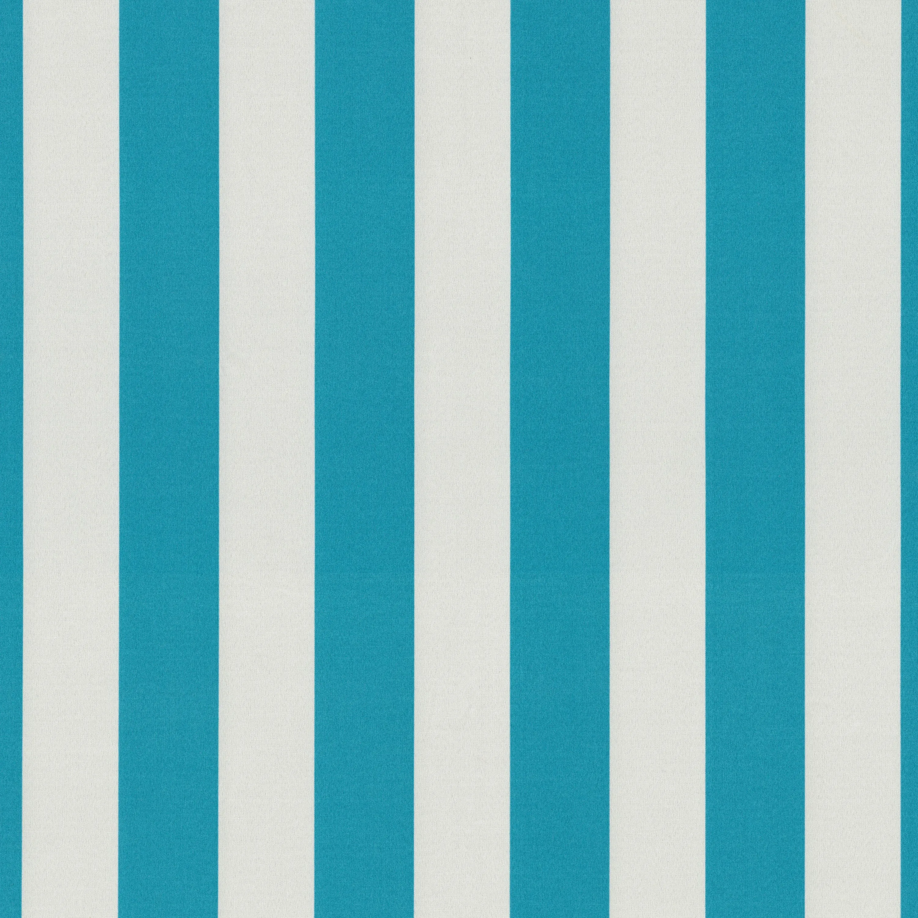 Cabana Stripe Turquoise Squared Corners Chair Cushion