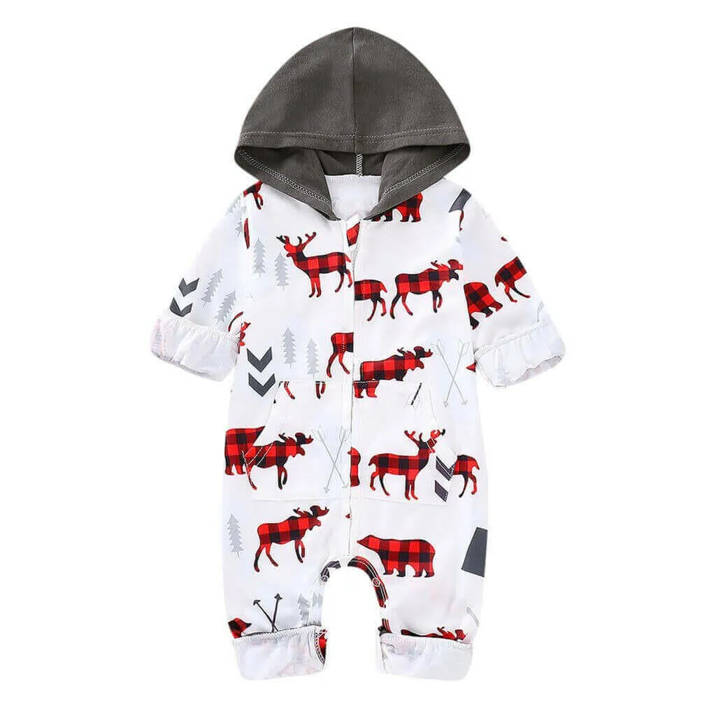 Christmas Clothes Newborn Infant Winter Jumpsuit