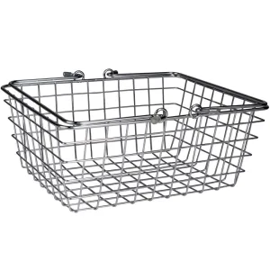 Chrome Wire Basket with Handles