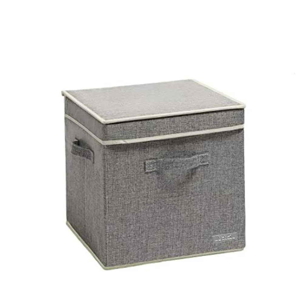 Colorful Storage boxes with Lids Closet Bin (13*13*13 in)