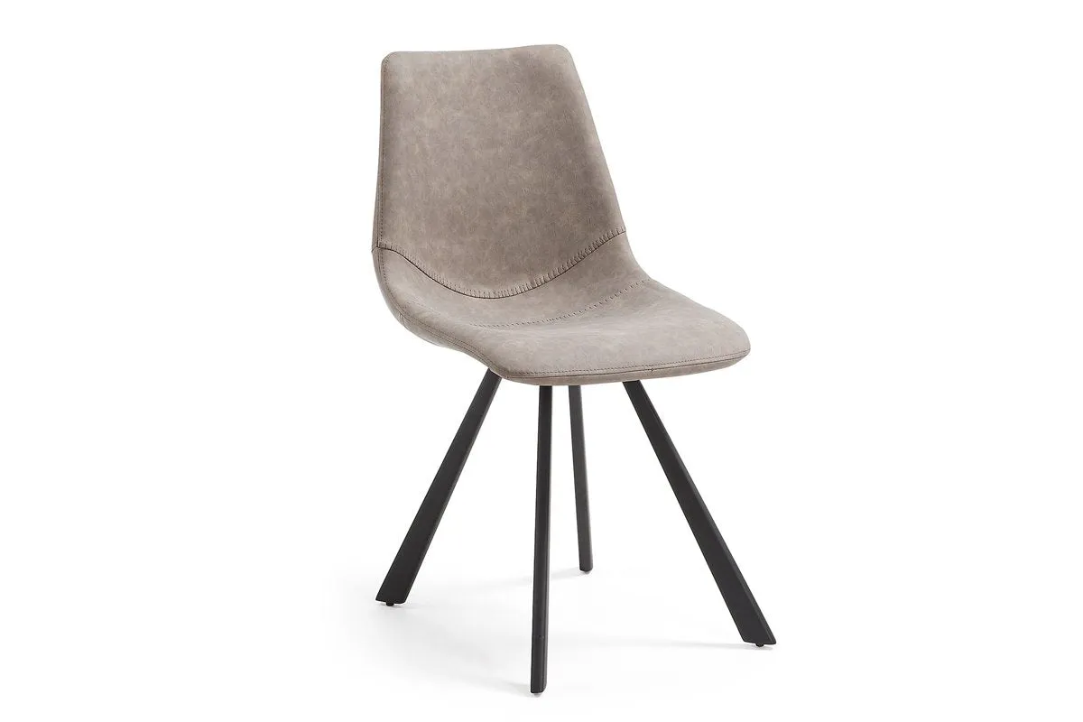 Como Amanda Modern Dining and Breakout Chair in Synthetic Leather