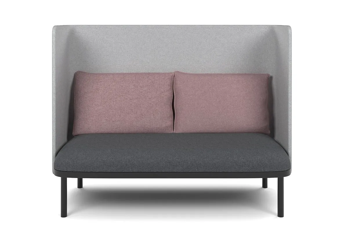 Cozy Double Seater High Back Lounge with Cushion