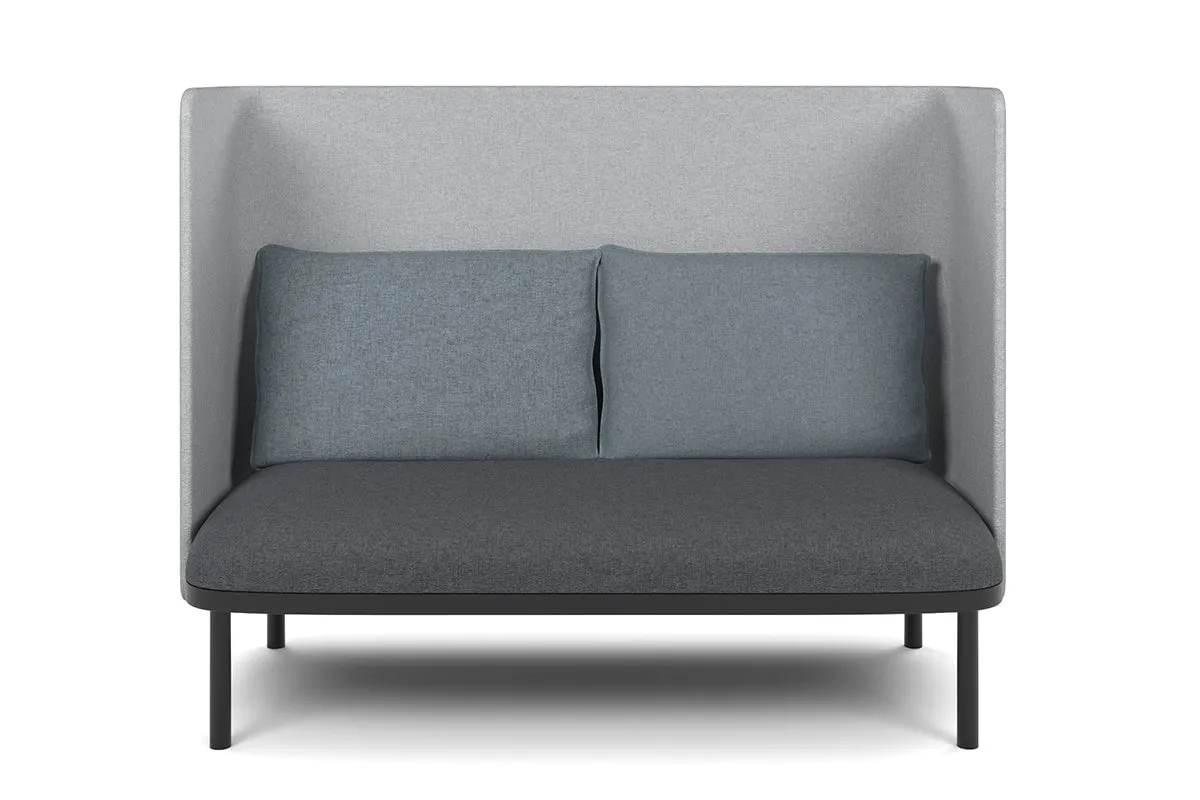 Cozy Double Seater High Back Lounge with Cushion