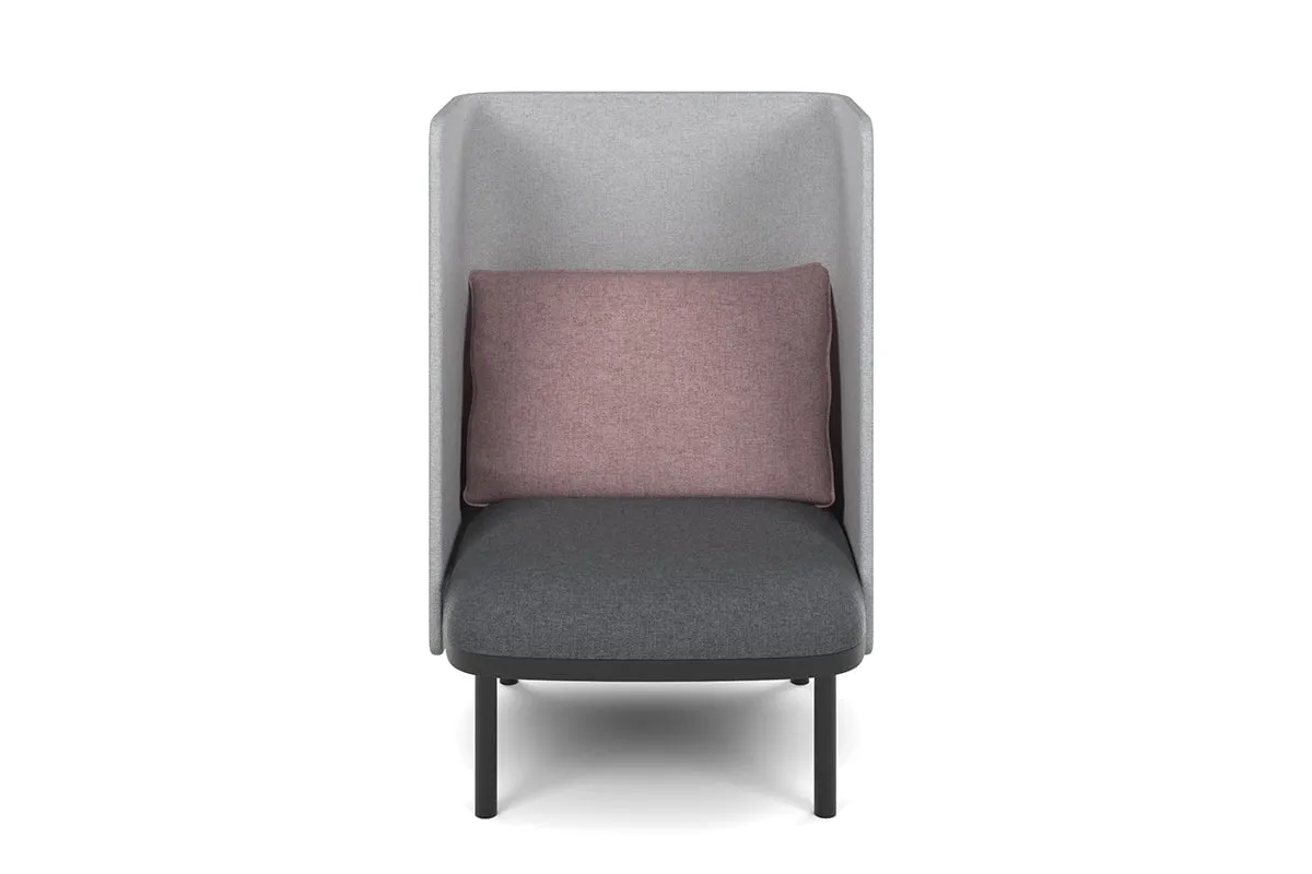 Cozy Single Seater High Back Lounge with Cushion