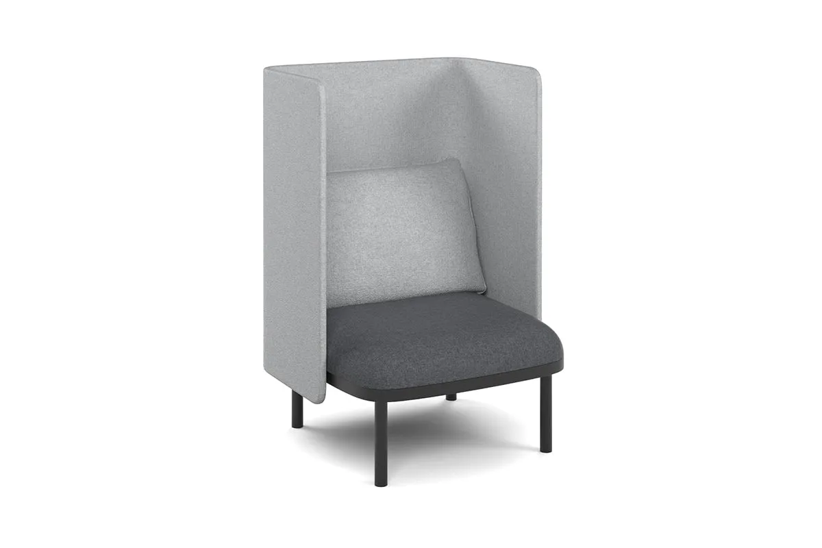 Cozy Single Seater High Back Lounge with Cushion