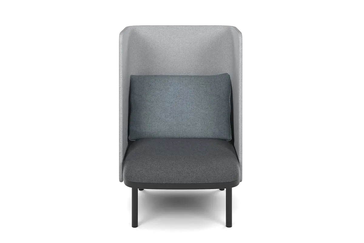 Cozy Single Seater High Back Lounge with Cushion