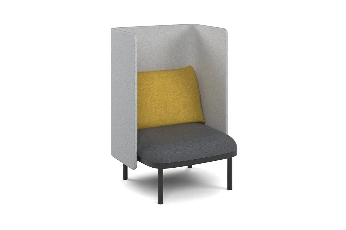 Cozy Single Seater High Back Lounge with Cushion