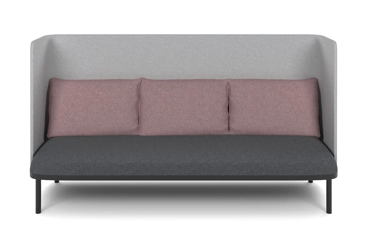 Cozy Triple Seater High Back Lounge with Cushion