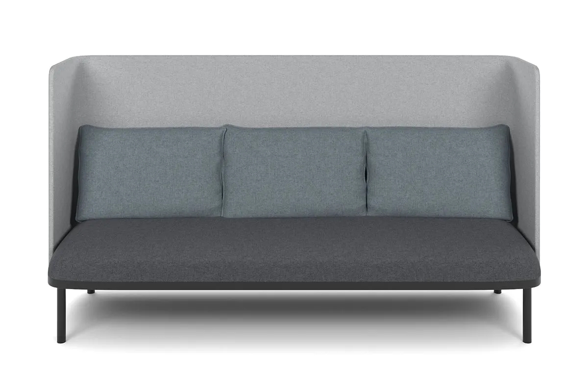 Cozy Triple Seater High Back Lounge with Cushion