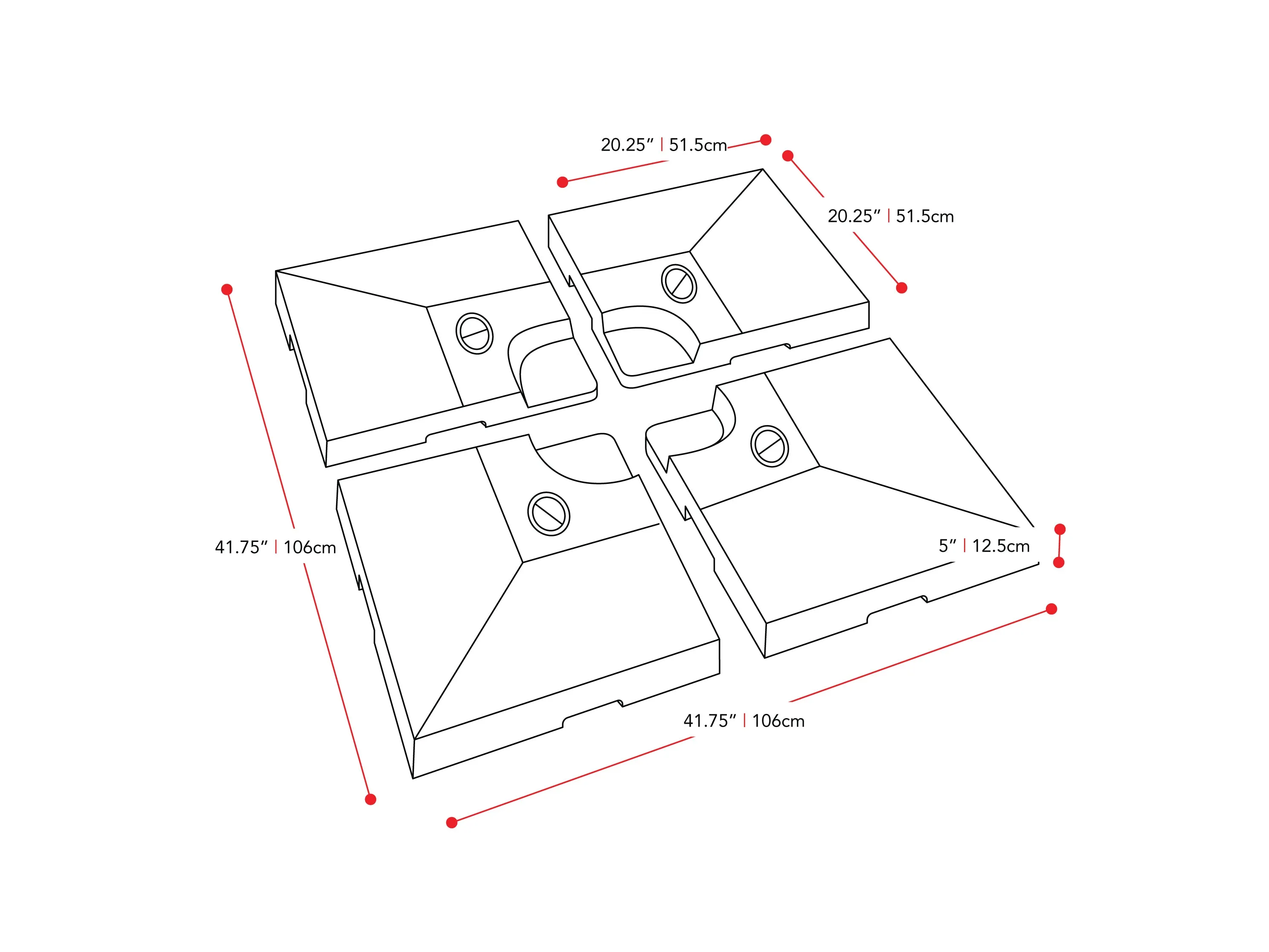 Deluxe Patio Base for Heavy and Offset Umbrellas