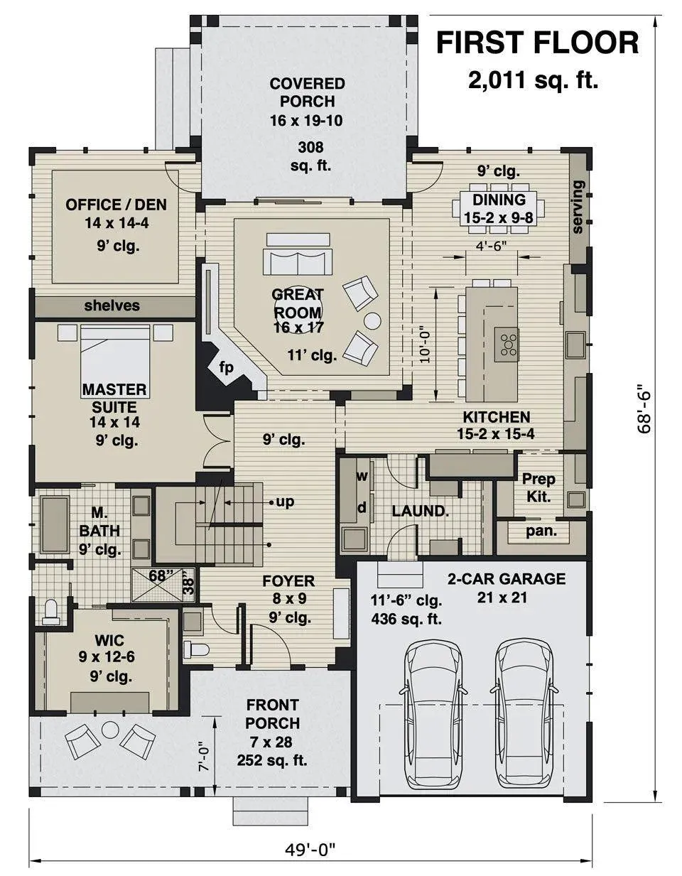 Elegant 4-Bedroom Home with Versatile Living Spaces