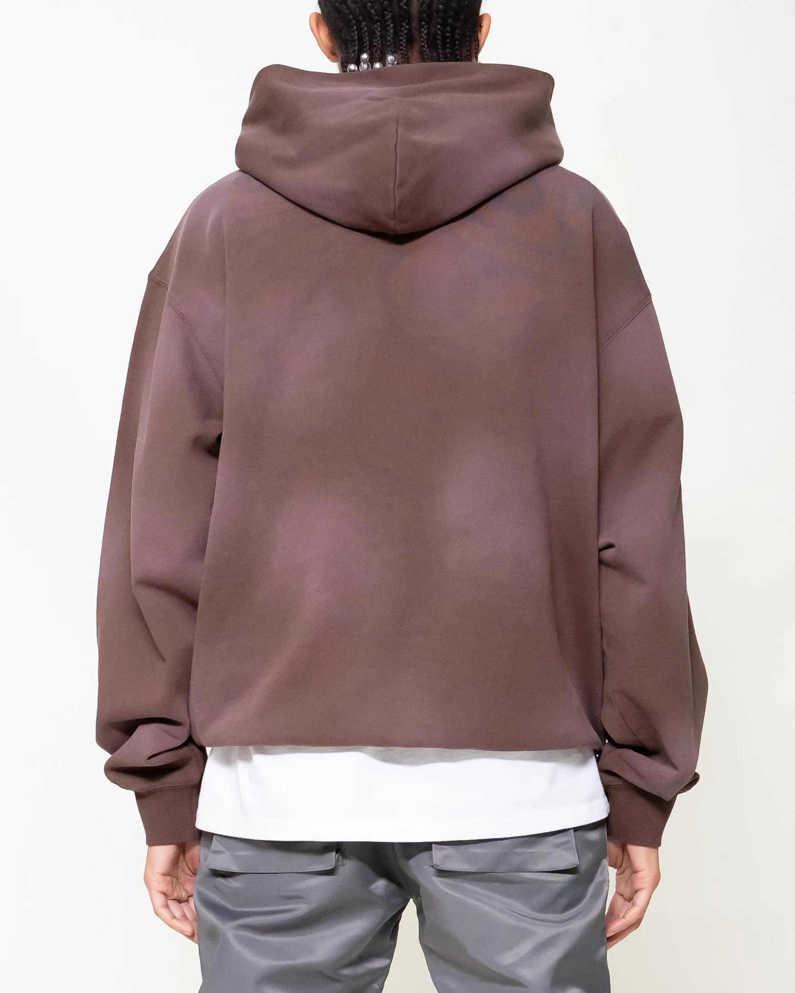 EPTM SUN FADED HOODIE-BROWN