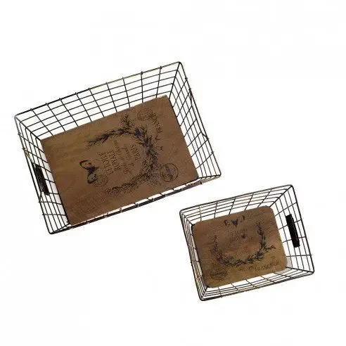 FABULIV FELIX Wire Basket (Set of 2)