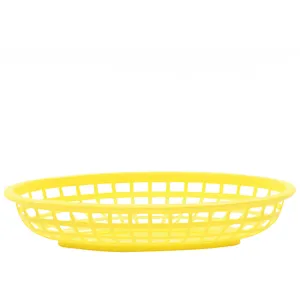 Fast Food Basket Yellow 23 x 12 cm