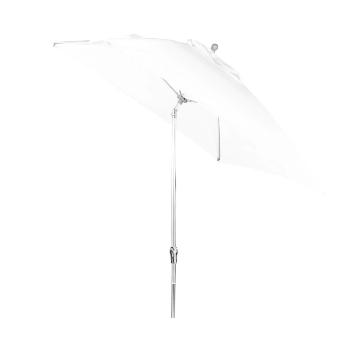 Fiberglass 7.5' Square Auto-Tilt Market Umbrella