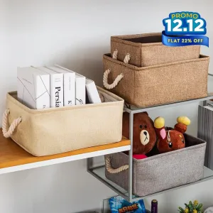 Foldable Fabric Storage Baskets