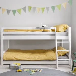 Hilda Cabin Bed with Bunk Underbed and Play Area in Classic White