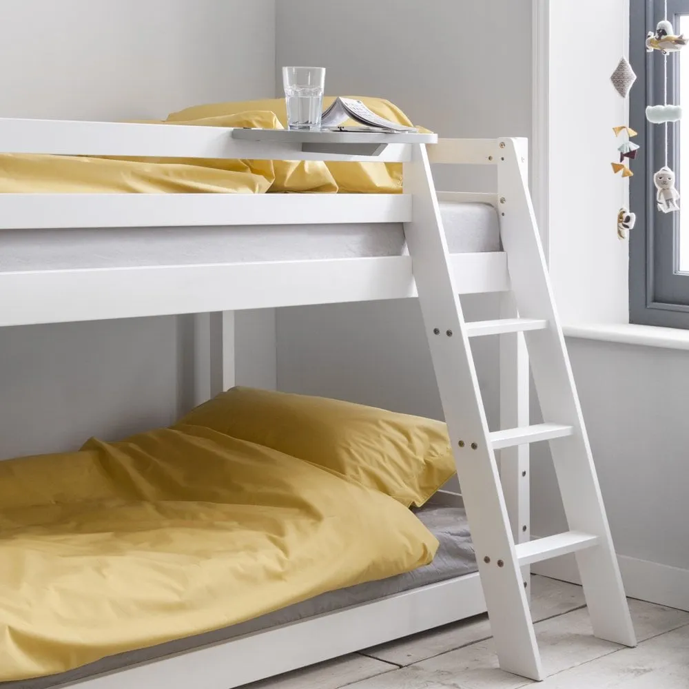 Hilda Cabin Bed with Bunk Underbed and Play Area in Classic White