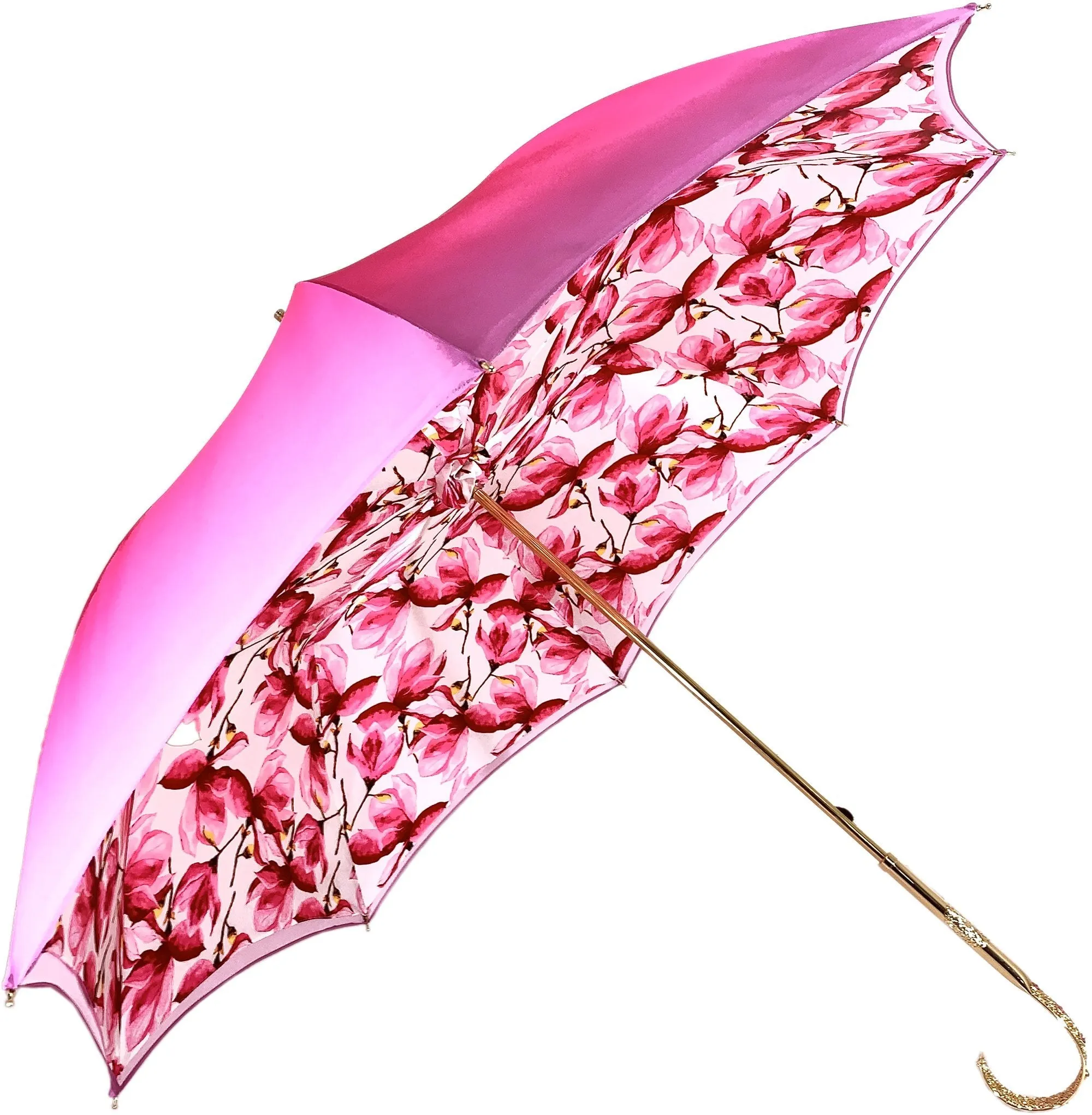 Lovely Shade Fuchsia/Pink Umbrella - Exclusive Flower Design