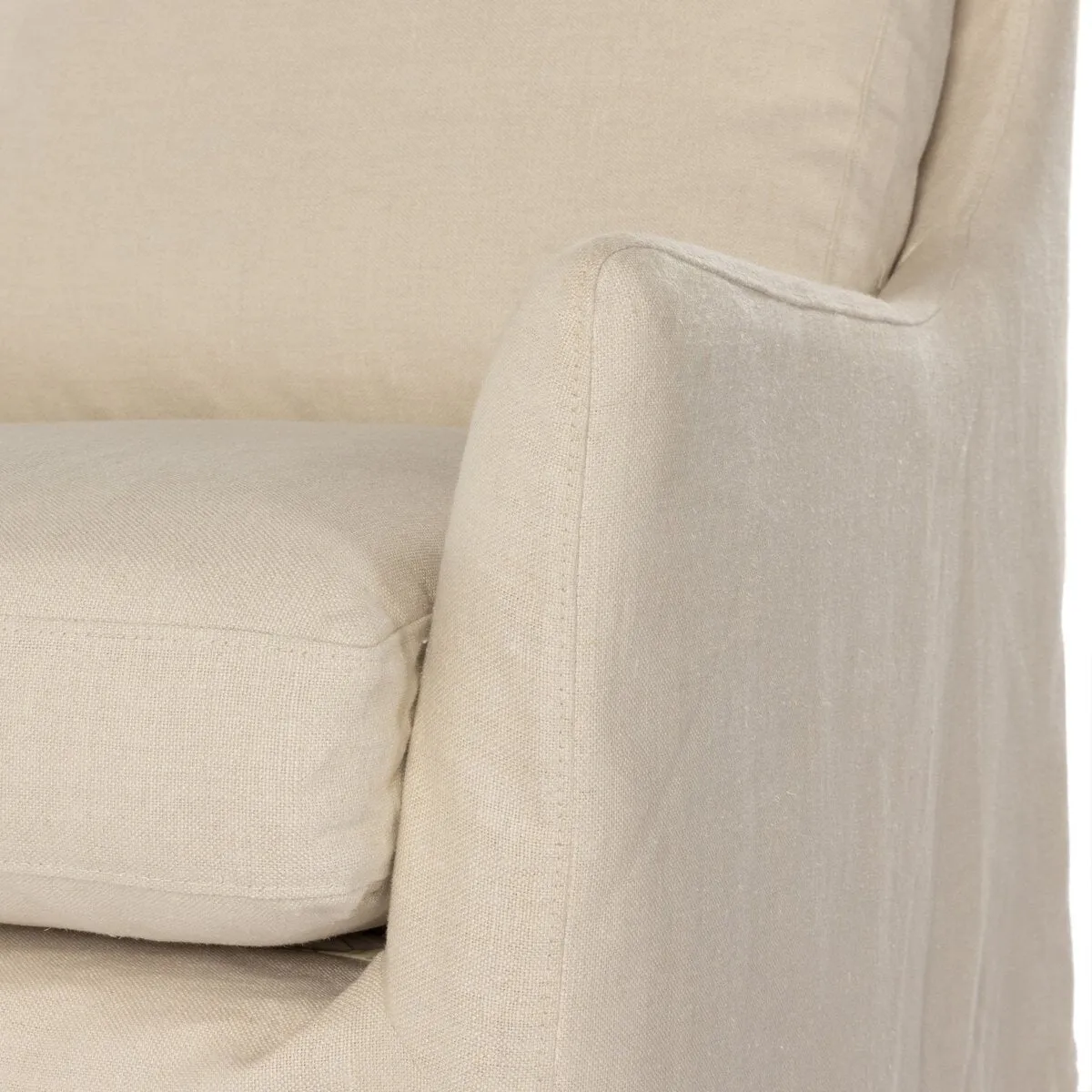 Monette Slipcover Swivel Chair