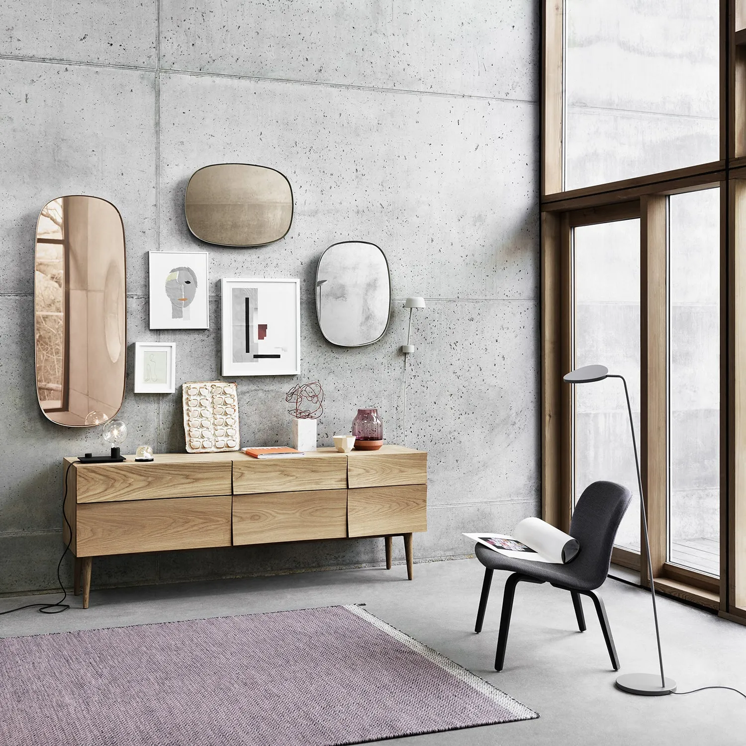 muuto | reflect sideboard | oak 180cm