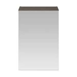 Nuie Athena 450mm 1 Door Mirror Cabinet in Anthracite