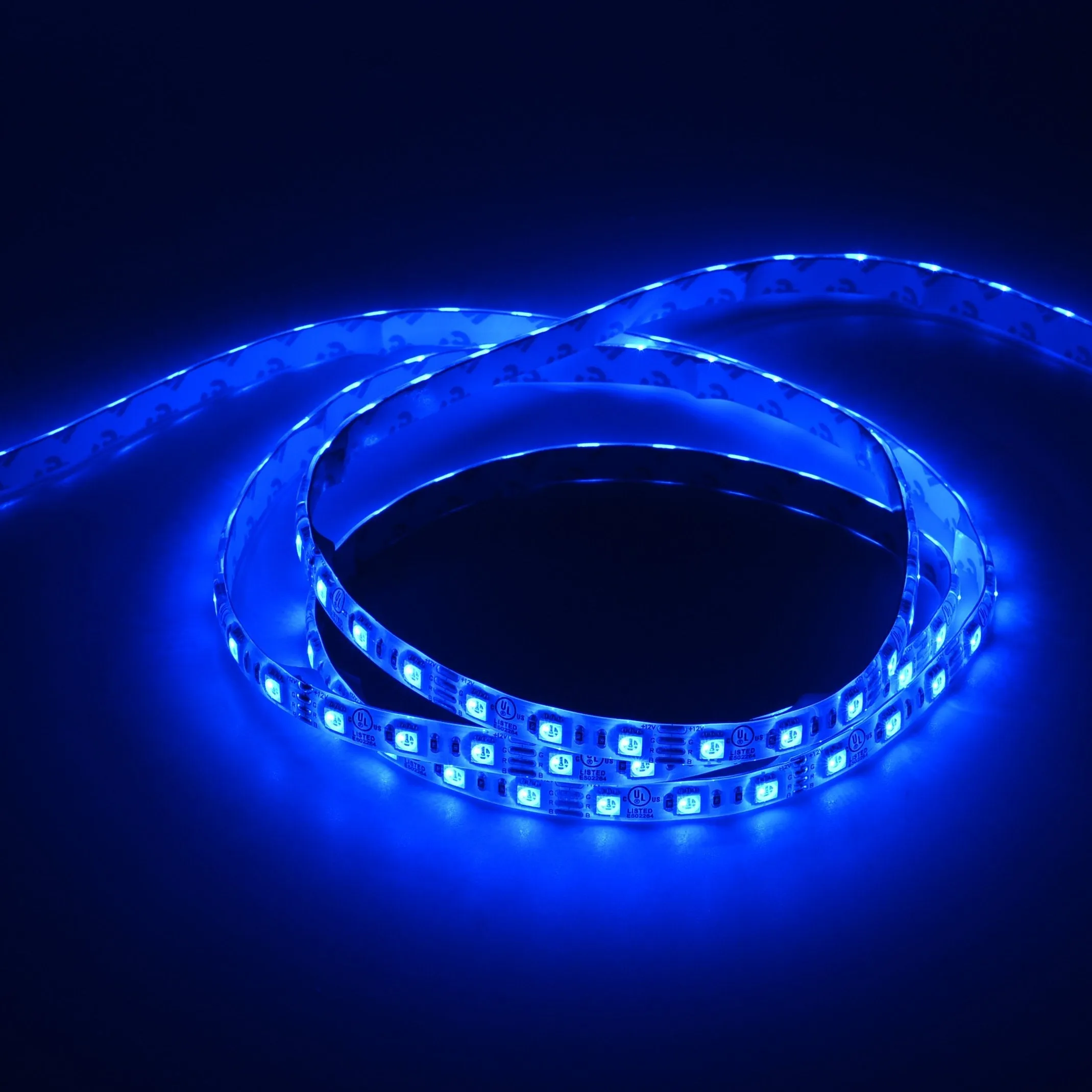 Outdoor Waterproof RGB LED Strip Lights, IP65 16.4ft Dimmable, 12V, SMD 5050 w/ DC Connector  Direct Plug-In LED Power Supply 36W/100-240V AC/12V/3A   RGB Controller