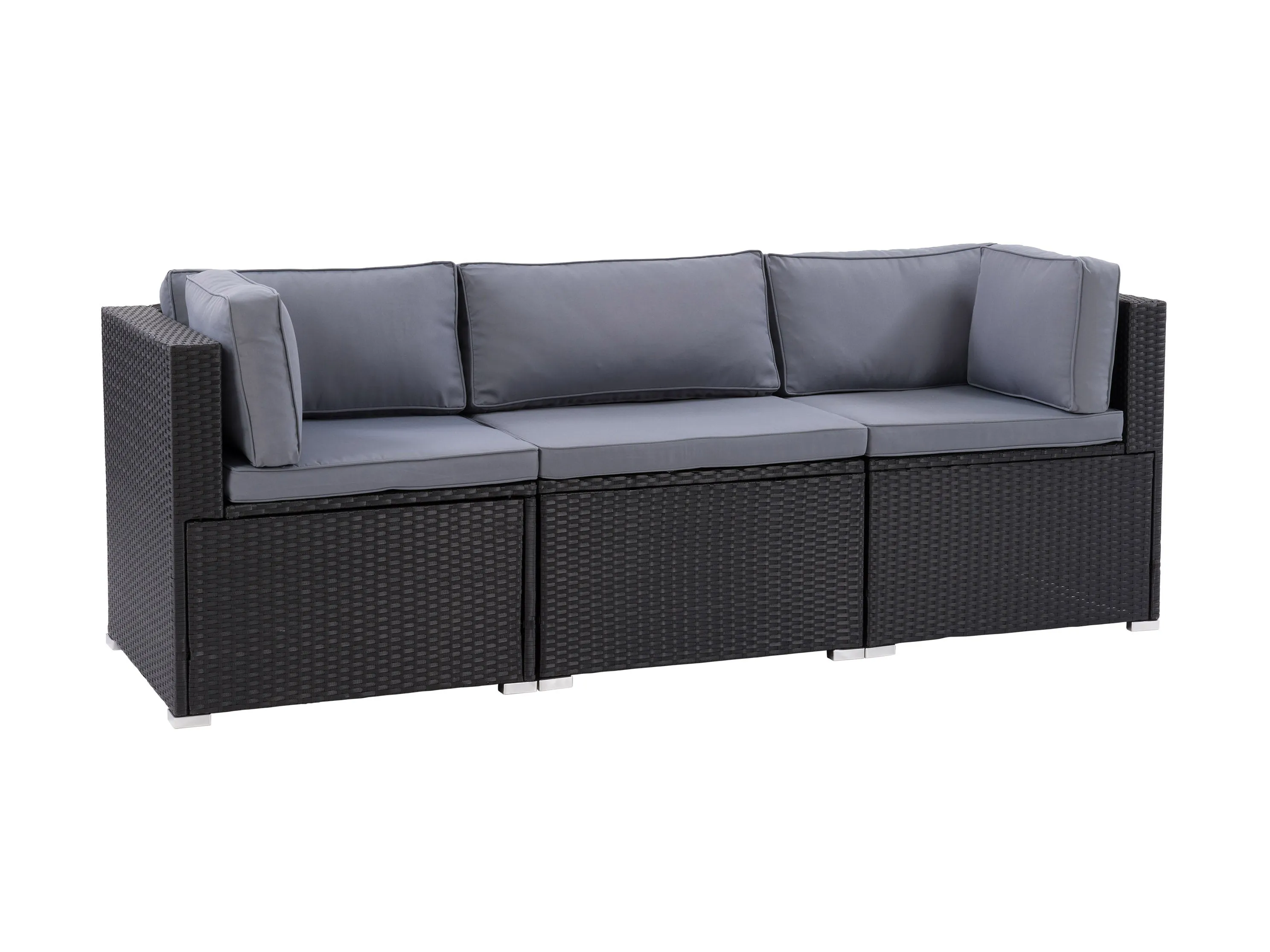 Outdoor Wicker Sofa, 3pc