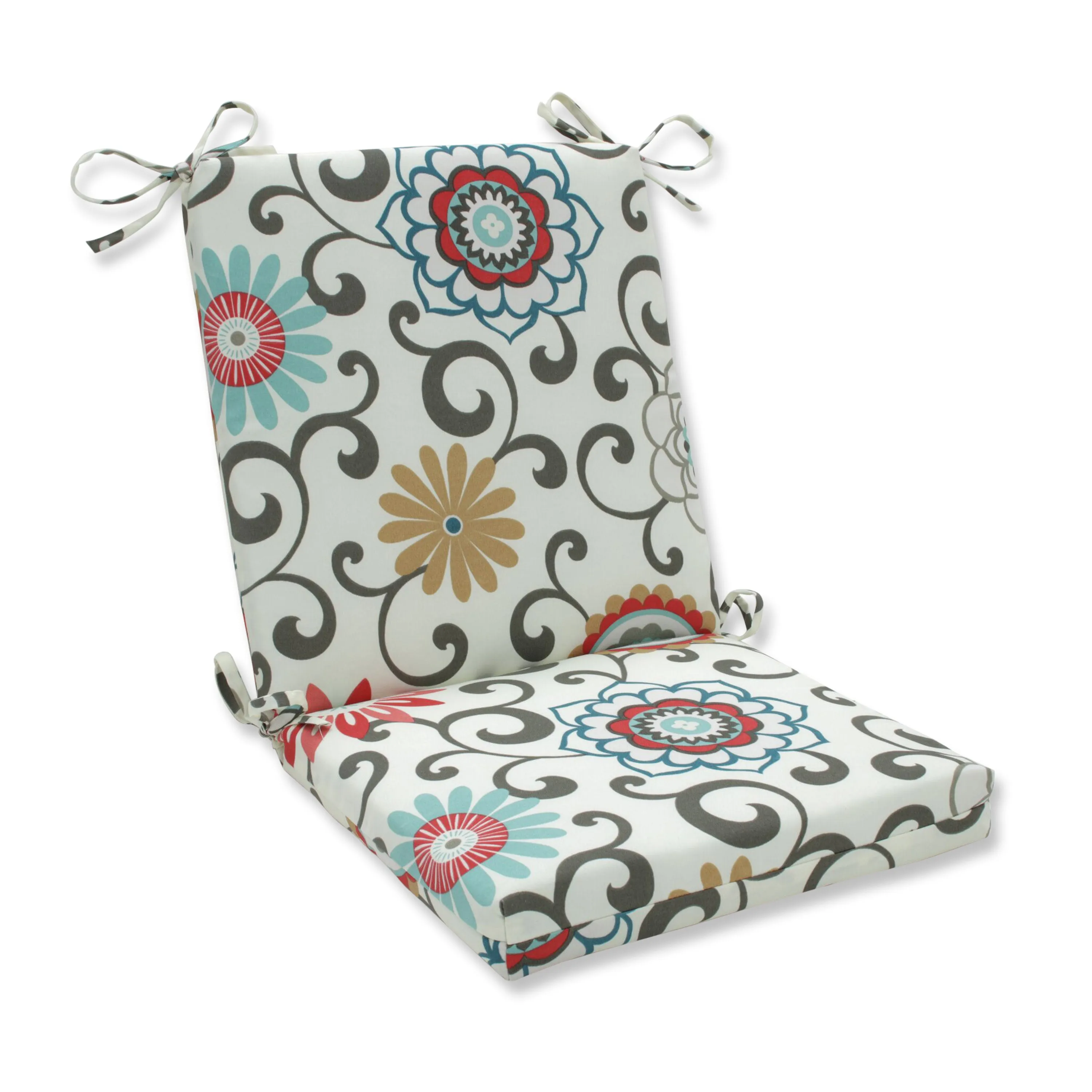 Pom Pom Play Peachtini Squared Corners Chair Cushion