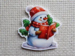 Reading Snowman Needle Minder, Cover Minder, Magnet